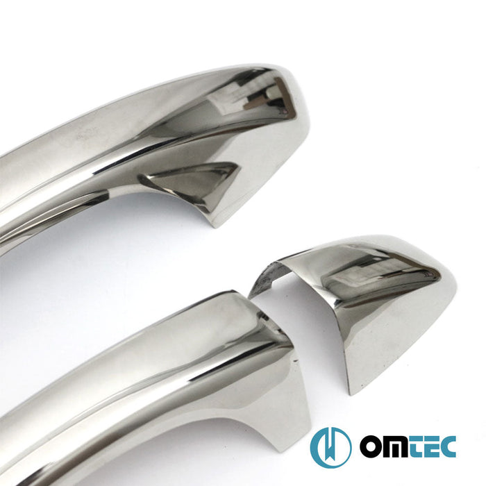 Kapı Kolu 2 Kapı 4 Prç. Paslanmaz Çelik (Parlak) - Volkswagen Golf - HB 3D Mk7 - (2013 - 2019)