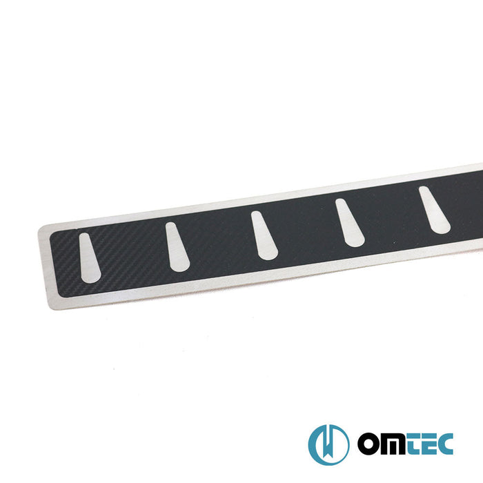 Karbon Folyolu Arka Tampon Eşiği Paslanmaz Çelik - Volkswagen Golf - SW Mk7 - (2013 - 2019)