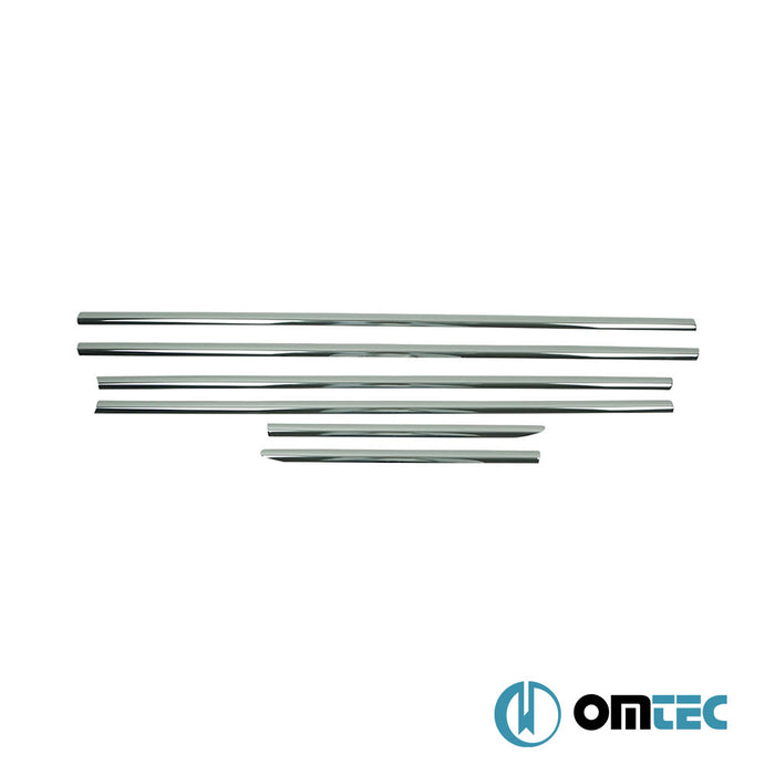 Cam Çıtası 6 Prç. Paslanmaz Çelik (Parlak) - Volkswagen Golf - SW Mk7 - (2013 - 2019)