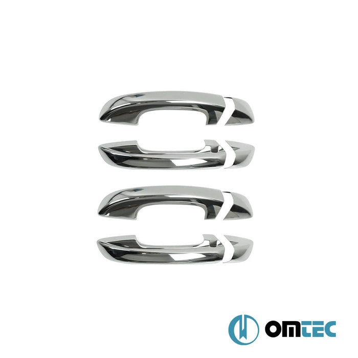 Kapı Kolu 4 Kapı 8 Prç. Paslanmaz Çelik (Parlak) - Volkswagen Golf - SW Mk6 - (2009 - 2013)