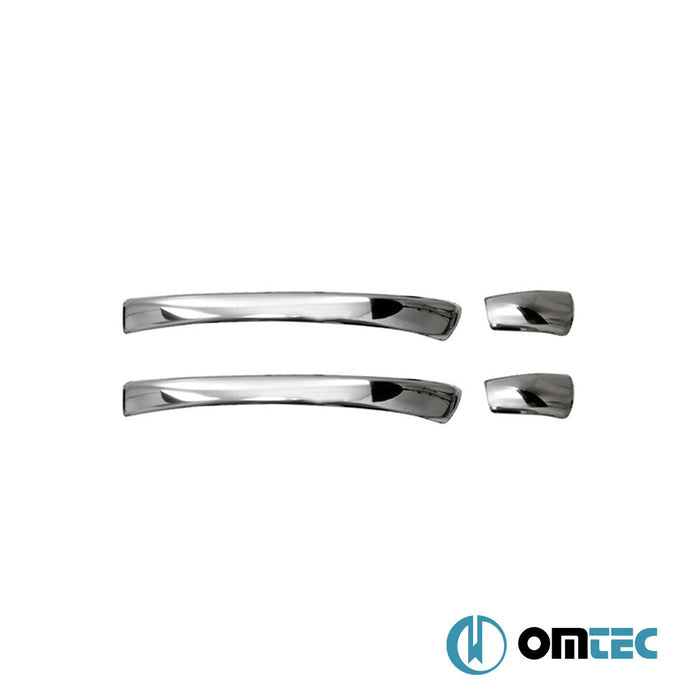 Deco Kapı Kolu 2 Kapı 4 Prç. (H1) Paslanmaz Çelik (Parlak) - Volkswagen Golf - HB 3D Mk6 - (2009 - 2013)