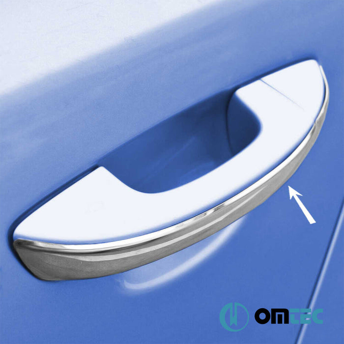 Deco Kapı Kolu 2 Kapı 4 Prç. (H1) Paslanmaz Çelik (Parlak) - Volkswagen Scirocco - HB 3D 137 - (2009 - 2017)