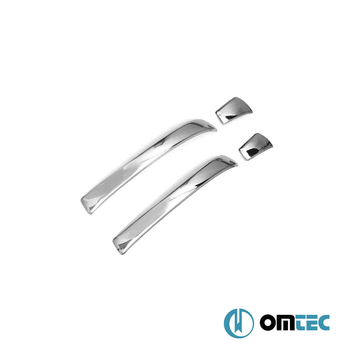 Deco Kapı Kolu 2 Kapı 4 Prç. (H1) Paslanmaz Çelik (Parlak) - Volkswagen Scirocco - HB 3D 137 - (2009 - 2017)