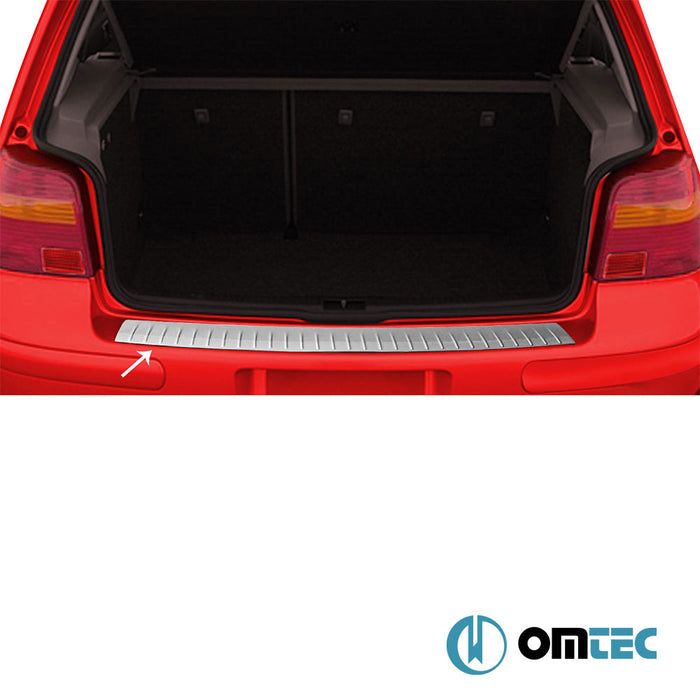 Arka Tampon Eşiği Paslanmaz Çelik (Parlak) - Volkswagen Golf - SW Mk6 - (2009 - 2013)