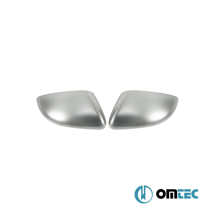 Ayna Kapağı 2 Prç. Paslanmaz Çelik (Mat) - Volkswagen Golf - HB 5D Mk6 -  (2009 - 2013)