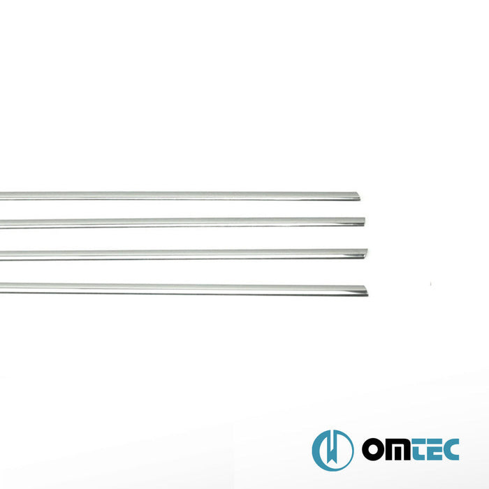 Cam Çıtası 4 Prç. Paslanmaz Çelik (Parlak) - Volkswagen Golf - HB 5D Mk6 - (2009 - 2013)