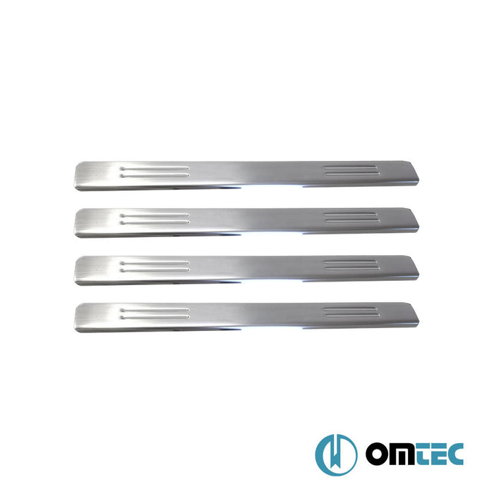 Line Kapı Eşiği 4 Prç. Paslanmaz Çelik (Parlak) - Volkswagen Caddy - MVN 2K - (2003 - 2020)