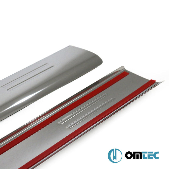 Norm Kapı Eşiği 2 Prç. Paslanmaz Çelik (Parlak) - Volkswagen Caddy - MVN 2K - (2003 - 2020)