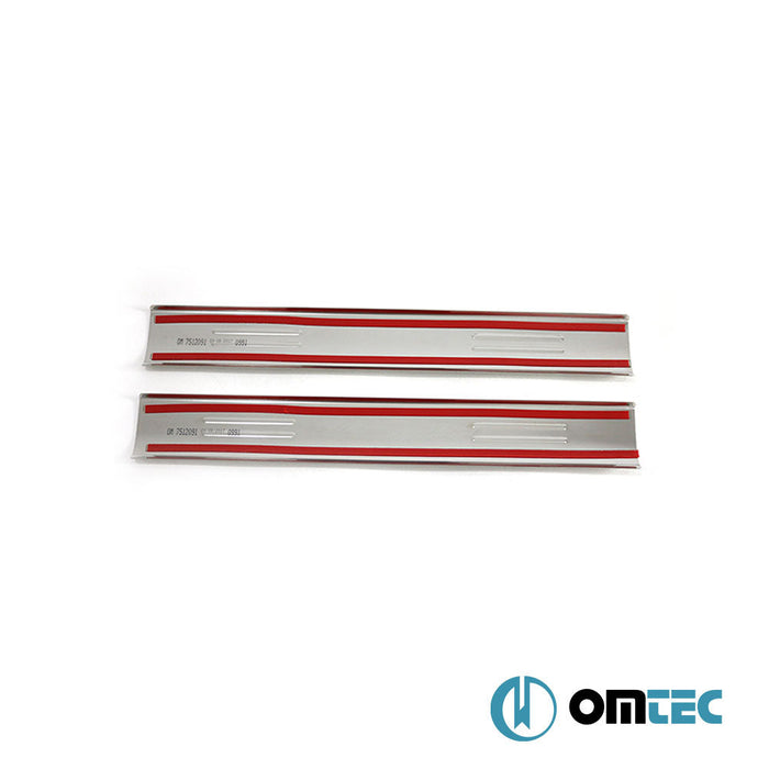 Norm Kapı Eşiği 2 Prç. Paslanmaz Çelik (Parlak) - Volkswagen Caddy - MVN 2K - (2003 - 2020)