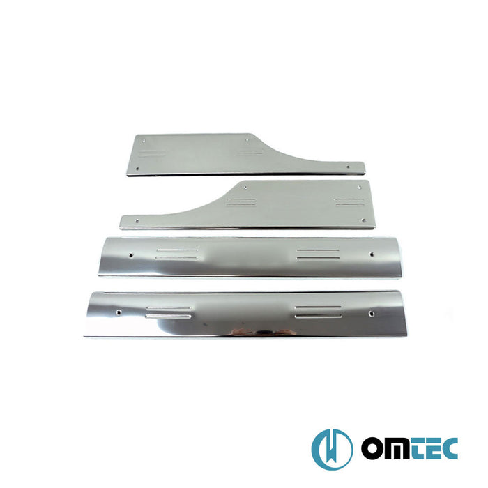 Line İç Kapı Eşiği 4 Prç. Paslanmaz Çelik (Parlak) - Volkswagen Caddy - MVN 2K - (2003 - 2020)