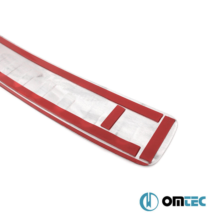 Arka Tampon Eşiği Paslanmaz Çelik (Parlak) - Volkswagen Caddy - MVN 2K PRE - FL/FL - (2003 - 2015)