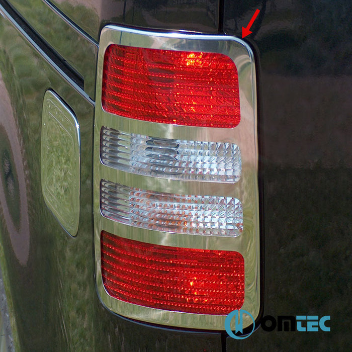 Stop Çerçevesi 2 Prç. P.Çelik (Parlak) - Volkswagen Caddy - MVN 2K PRE - FL/FL - (2003 - 2015)