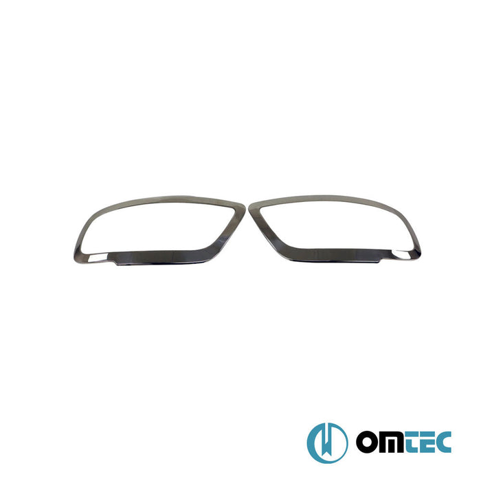 Far Çerçevesi 2 Prç. Paslanmaz (Parlak) - Volkswagen Caddy - MVN 2K PRE - FL - (2003 - 2010)