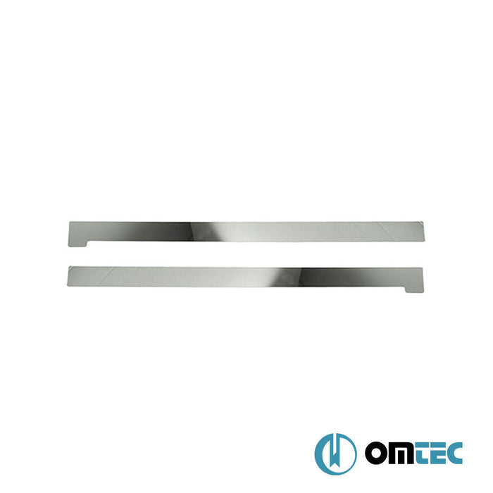 Sürgülü Kapı Çıtası 2 Prç. Paslanmaz (Parlak) - Volkswagen Caddy - MVN 2K - (2003 - 2020)