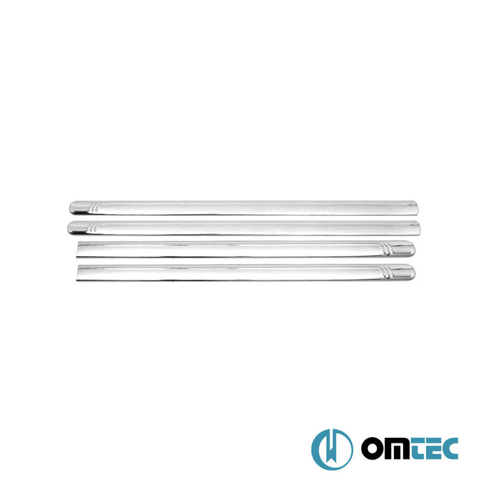 Yan Kapı Çıtası 4 Prç. Paslanmaz Çelik (Parlak) - Volkswagen Caddy Maxi - MVN 2K PRE - FL/FL - (2007 - 2015)