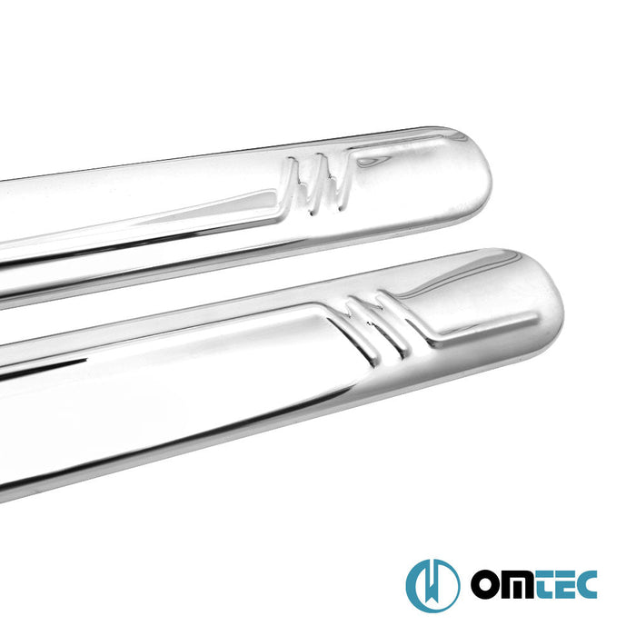 Yan Kapı Çıtası 4 Prç. Paslanmaz Çelik (Parlak) - Volkswagen Caddy Maxi - MVN 2K PRE - FL/FL - (2007 - 2015)