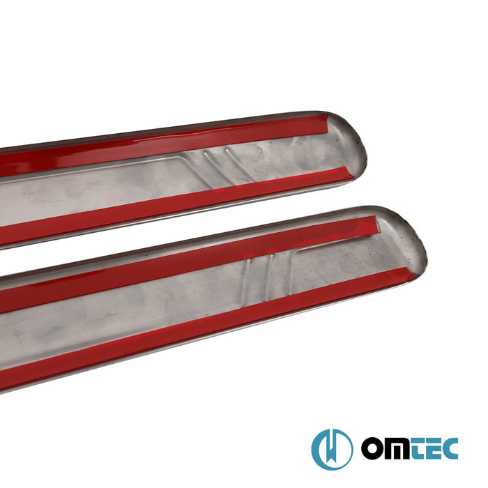 Yan Kapı Çıtası 4 Prç. Paslanmaz Çelik (Parlak) - Volkswagen Caddy Maxi - MVN 2K PRE - FL/FL - (2007 - 2015)