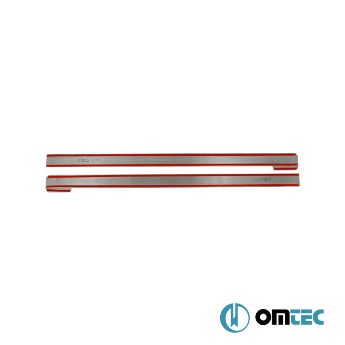 Sürgülü Kapı Çıtası 2 Prç. Paslanmaz (Parlak) - Volkswagen Caddy Maxi - MVN 2K PRE - FL/FL - (2007 - 2015)