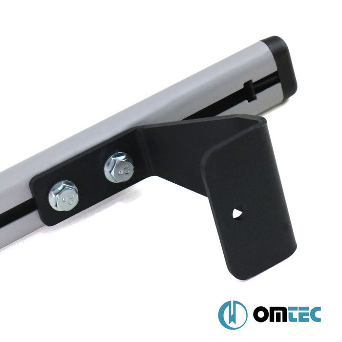 Heavy Duty SolidBar Ara Atkı 2 Prç. (Gri) Çelik - Volkswagen Caddy - MVN 2K PRE - FL - (2003 - 2010)