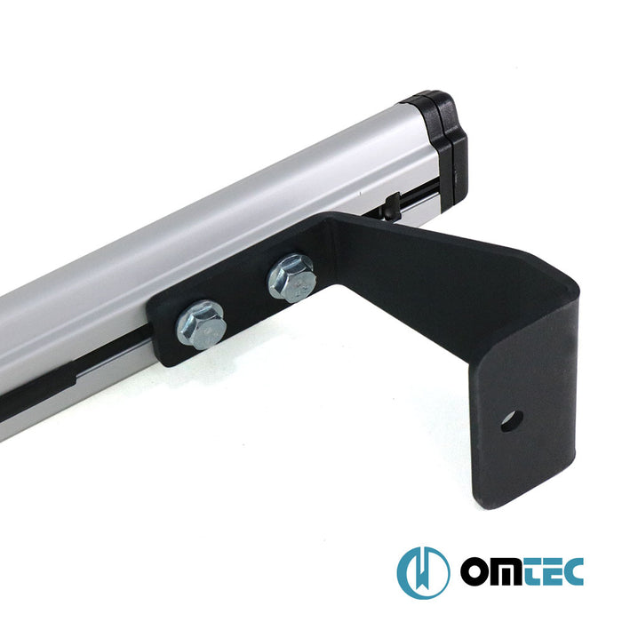 Heavy Duty BoldBar Ara Atkı 2 Prç. (Gri) Alu. - Volkswagen Caddy - MVN 2K PRE - FL - (2003 - 2015)