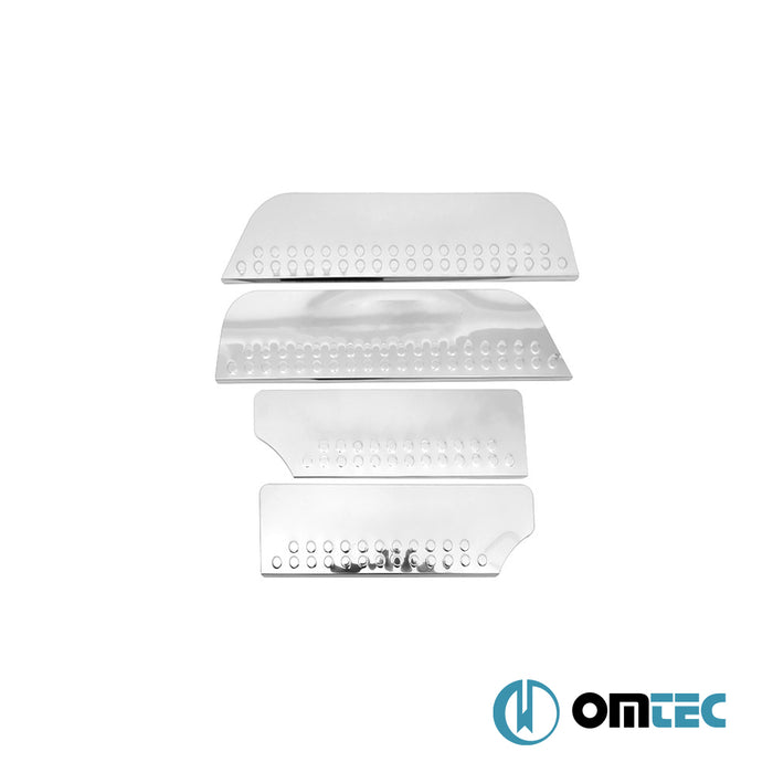 Line Kapı Eşiği 4 Prç. Paslanmaz Çelik (Parlak) - Volkswagen T4 Transporter - VAN T4 - (1990 - 2003)