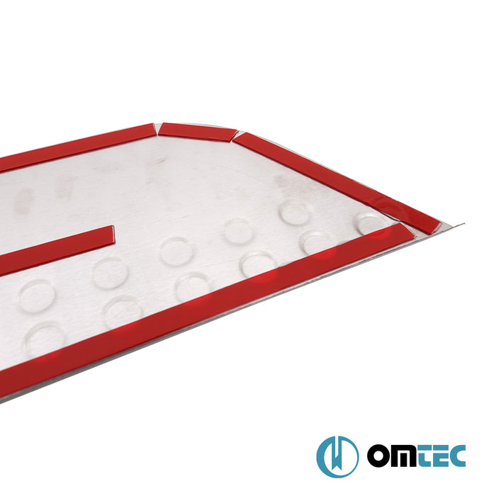 Line Kapı Eşiği 4 Prç. Paslanmaz Çelik (Parlak) - Volkswagen T4 Transporter - VAN T4 - (1990 - 2003)