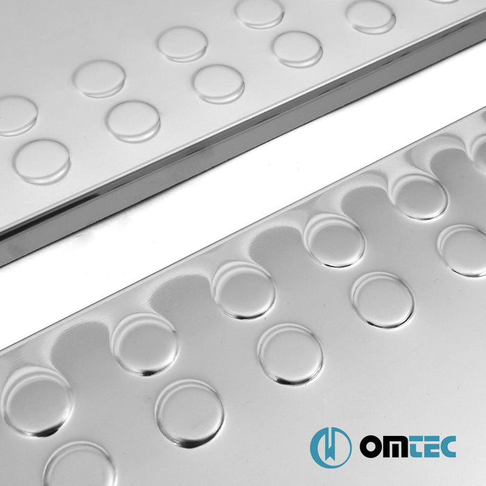 Norm Kapı Eşiği 4 Prç. Paslanmaz Çelik (Parlak) - Volkswagen T4 Transporter - VAN T4 - (1990 - 2003)