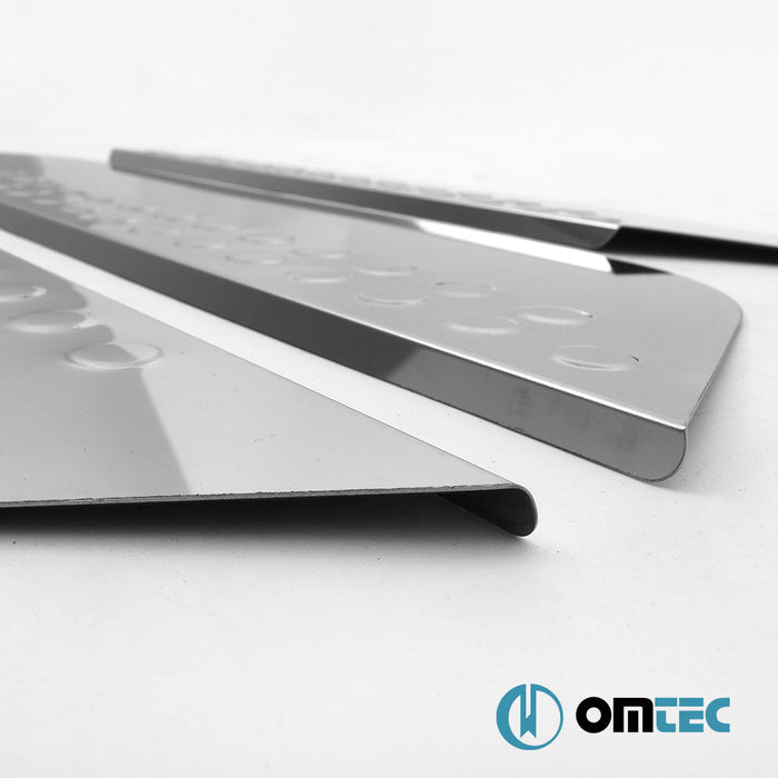 Norm Kapı Eşiği 4 Prç. Paslanmaz Çelik (Parlak) - Volkswagen T4 Transporter - VAN T4 - (1990 - 2003)