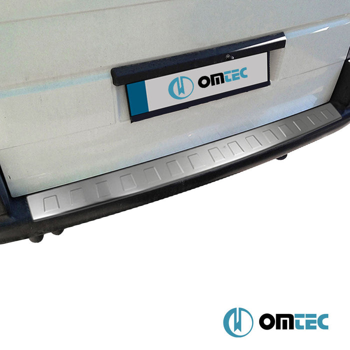 Arka Tampon Eşiği Paslanmaz Çelik (Taşlı) - Volkswagen T4 Transporter - VAN T4 - (1990 - 2003)