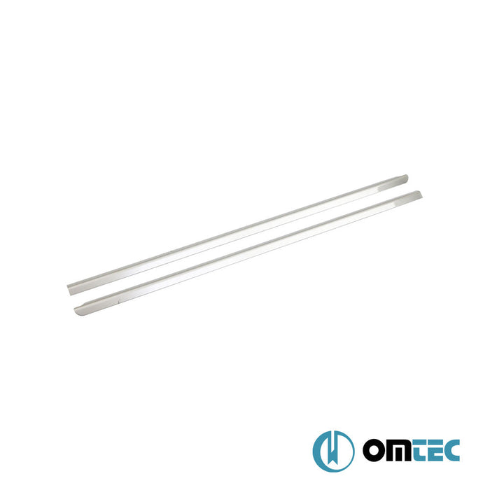 Cam Çıtası 2 Prç. Paslanmaz Çelik (Parlak) - Volkswagen T4 Transporter - VAN T4 - (1990 - 2003)