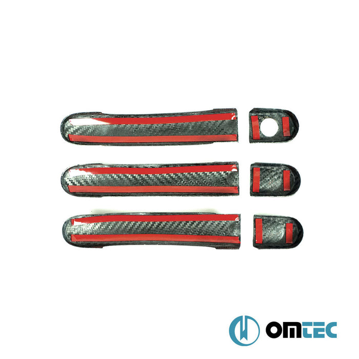 Kapı Kolu 3 Kapı 6 Prç. (H1) (Karbon) - Volkswagen T5 Transporter - VAN T5 - (2003 - 2015)