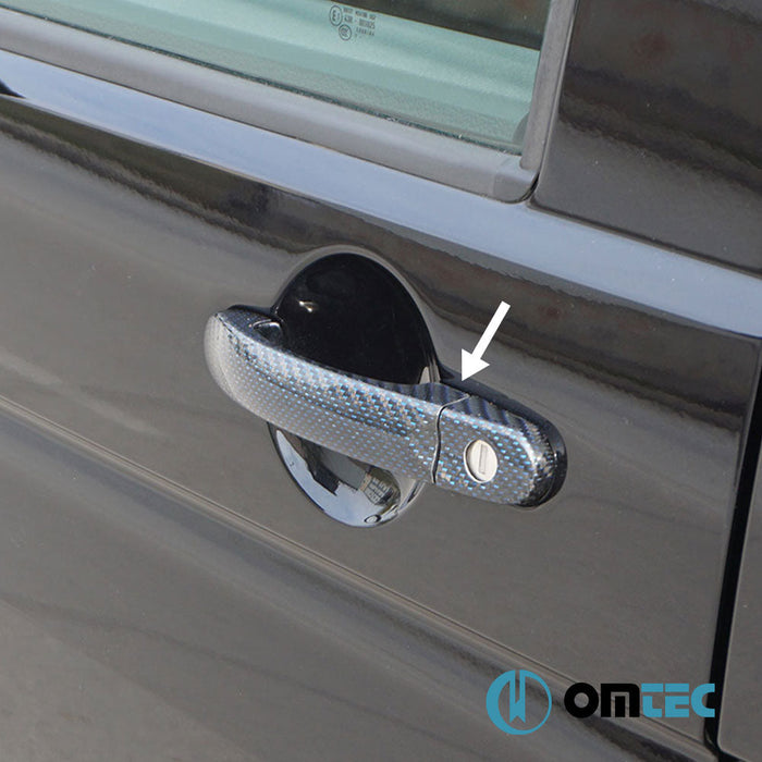 Kapı Kolu 3 Kapı 6 Prç. (H1) (Karbon - Mavi) - Volkswagen T6 Caravelle - VAN T6 - (2015 - 2022)