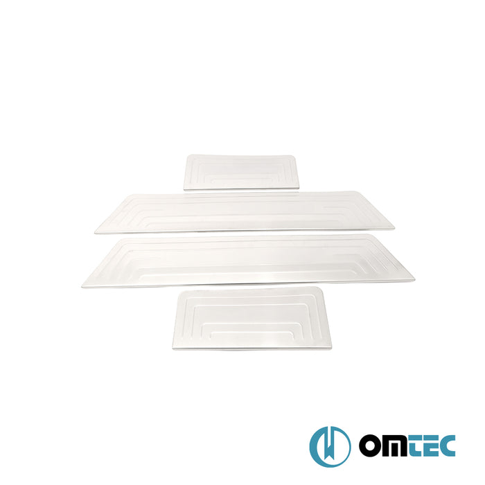 Kapı Eşiği 4 Prç. Paslanmaz Çelik - Volkswagen T5 Transporter - VAN T5 - (2003 - 2015)