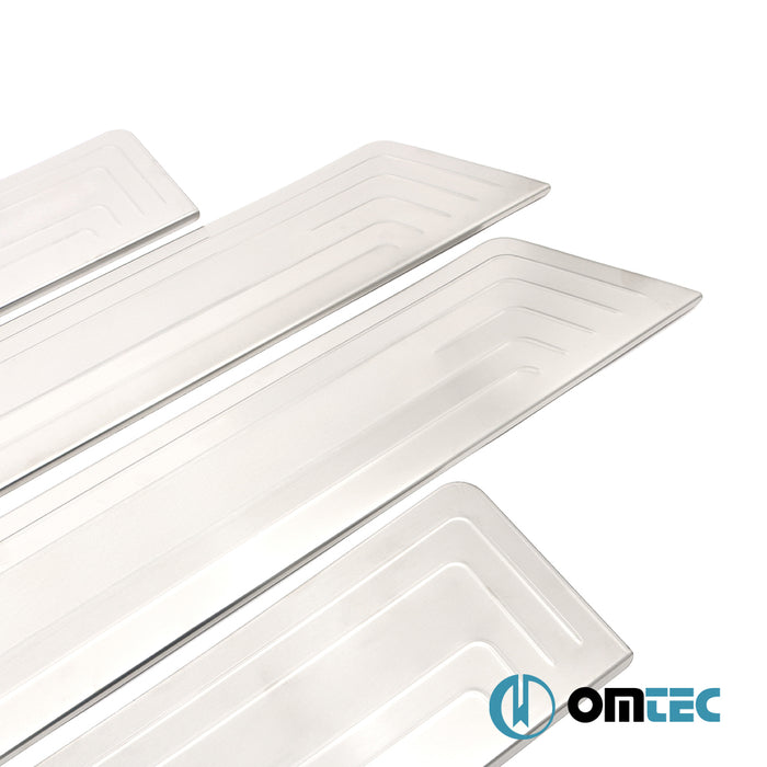 Kapı Eşiği 4 Prç. Paslanmaz Çelik - Volkswagen T5 Transporter - VAN T5 - (2003 - 2015)