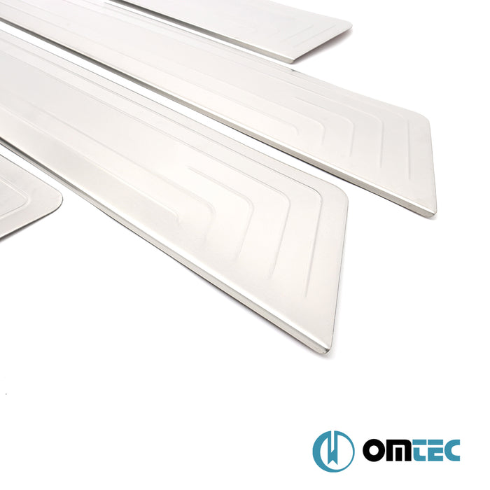 Kapı Eşiği 4 Prç. Paslanmaz Çelik - Volkswagen T5 Transporter - VAN T5 - (2003 - 2015)