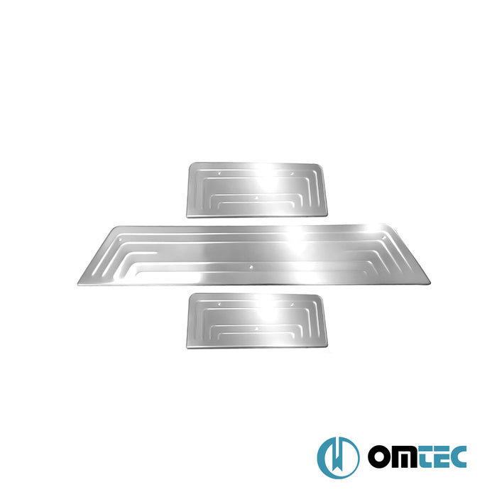 Line Kapı Eşiği 3 Prç. Paslanmaz Çelik - Volkswagen T5 Transporter - VAN T5 - (2003 - 2015)