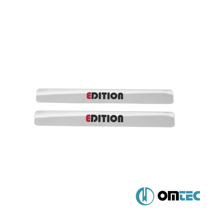 Edition Kapı Eşiği 2 Prç. Paslanmaz Çelik (Parlak) - Volkswagen T6 Transporter - VAN T6 - (2015 - 2022)