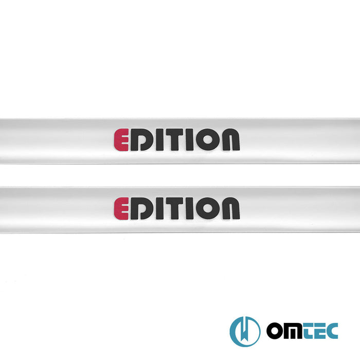 Edition Kapı Eşiği 2 Prç. Paslanmaz Çelik (Parlak) - Volkswagen T6 Transporter - VAN T6 - (2015 - 2022)