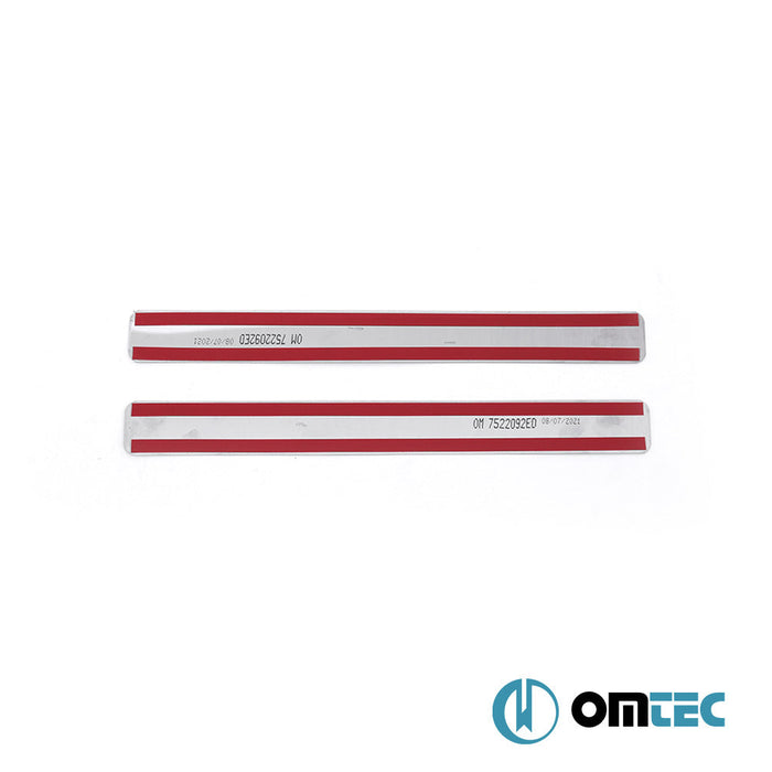 Edition Kapı Eşiği 2 Prç. Paslanmaz Çelik (Parlak) - Volkswagen T5 Transporter - VAN T5 - (2003 - 2015)