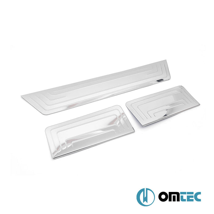 Norm Kapı Eşiği 3 Prç. Paslanmaz Çelik (Parlak) - Volkswagen T6 Multivan - VAN T6 - (2015 - 2022)