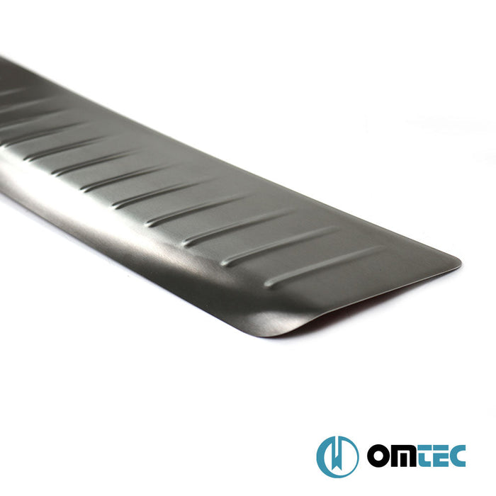 Arka Tampon Eşiği Paslanmaz Çelik (Çift Kapı)(Siyah) - Volkswagen T6 Transporter - VAN T6 - (2015 - 2022)