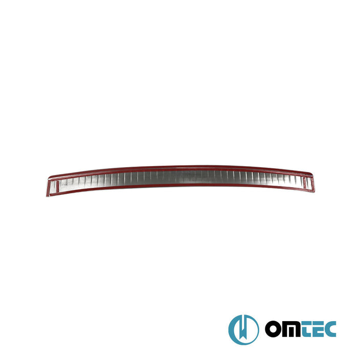 Arka Tampon Eşiği Paslanmaz Çelik (Siyah - Taşlı) (Çift Kapı) - Volkswagen T6 Transporter - VAN T6 - (2015 - 2022)