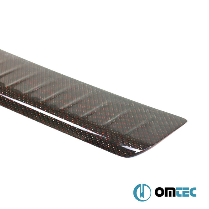 Arka Tampon Eşiği (Karbon - Kırmızı) - Volkswagen T5 Multivan - VAN T5 - (2003 - 2015)