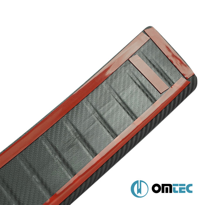 Arka Tampon Eşiği (Karbon - Gri) - Volkswagen T6 Transporter - VAN T6 - (2015 - 2024)