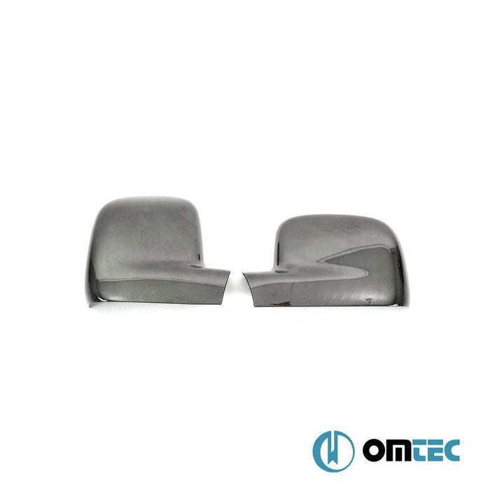 Ayna Kapağı 2 Prç. Abs Siyah Krom - Volkswagen T5 Transporter - VAN T5 PRE - FL - (2003 - 2010)