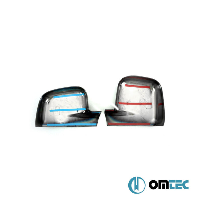 Ayna Kapağı 2 Prç. Abs Siyah Krom - Volkswagen T5 Transporter - VAN T5 PRE - FL - (2003 - 2010)