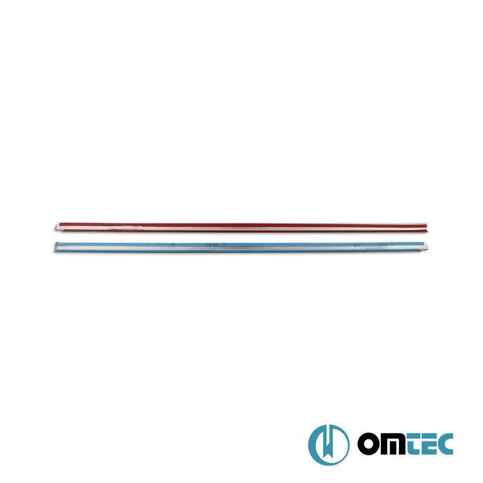 Cam Çıtası 2 Prç. Paslanmaz Çelik (Parlak) - Volkswagen T5 Caravelle - VAN T5 - (2003 - 2015)