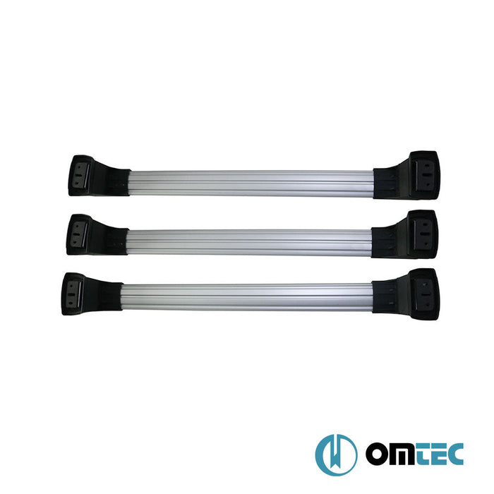 Ara Atkı Elegance (Gri - V3) LITE 3 Prç. Alu. - Volkswagen T5 Caravelle - VAN T5 - (2003 - 2015)