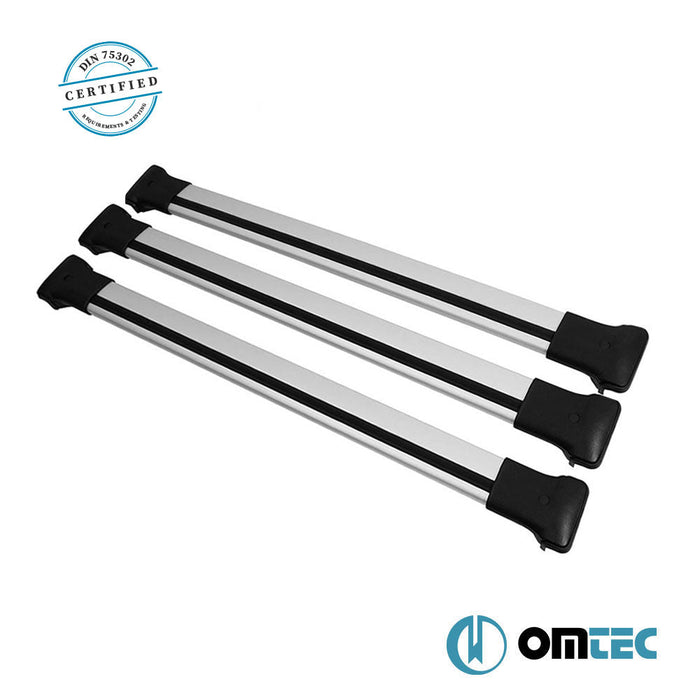 Ara Atkı (Elegance) Gri 3 Prç. Alu. (F=R) - Volkswagen T5 Caravelle - VAN T5 - (2003 - 2015)