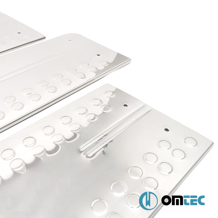 Line Kapı Eşiği 3 Prç. Paslanmaz Çelik - Volkswagen Volt - VAN 2D - (1998 - 2006)